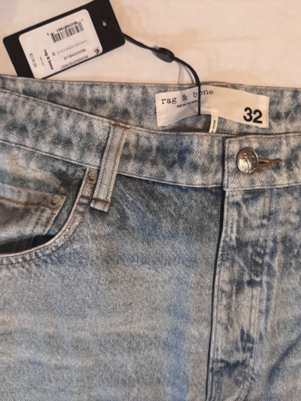 Rag & Bone New York Size 32 Meadow Blue Miramar Sofie Ankle Denim Blue Jeans
